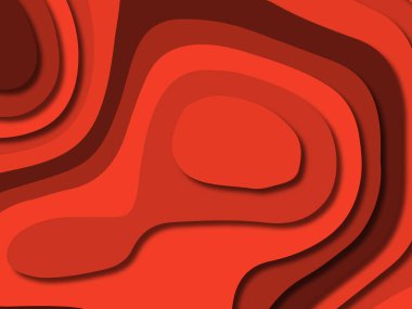 kağıt ile 3D arka plan şekilleri kesim. Soyut kağıt kitap kapağı için şablon arka plan bölmek. Kağıt arka plan kes. Soyut gerçekçi kağıt dekorasyon tasarımı için