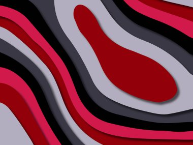 kağıt ile 3D arka plan şekilleri kesim. Soyut kağıt kitap kapağı için şablon arka plan bölmek. Kağıt arka plan kes. Soyut gerçekçi kağıt dekorasyon tasarımı için