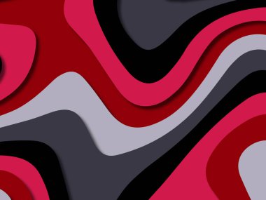 kağıt ile 3D arka plan şekilleri kesim. Soyut kağıt kitap kapağı için şablon arka plan bölmek. Kağıt arka plan kes. Soyut gerçekçi kağıt dekorasyon tasarımı için