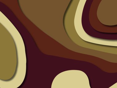 kağıt ile 3D arka plan şekilleri kesim. Soyut kağıt kitap kapağı için şablon arka plan bölmek. Kağıt arka plan kes. Soyut gerçekçi kağıt dekorasyon tasarımı için