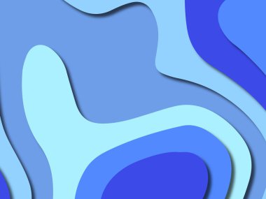 kağıt ile 3D arka plan şekilleri kesim. Soyut kağıt kitap kapağı için şablon arka plan bölmek. Kağıt arka plan kes. Soyut gerçekçi kağıt dekorasyon tasarımı için