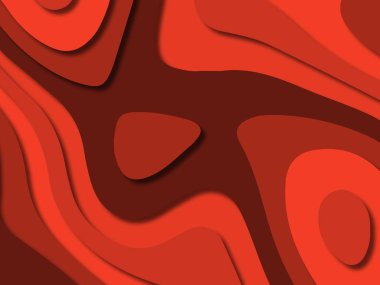 kağıt ile 3D arka plan şekilleri kesim. Soyut kağıt kitap kapağı için şablon arka plan bölmek. Kağıt arka plan kes. Soyut gerçekçi kağıt dekorasyon tasarımı için