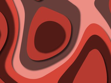 kağıt ile 3D arka plan şekilleri kesim. Soyut kağıt kitap kapağı için şablon arka plan bölmek. Kağıt arka plan kes. Soyut gerçekçi kağıt dekorasyon tasarımı için