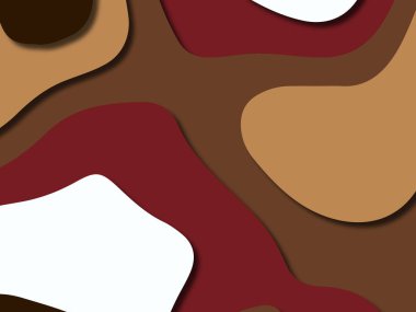 kağıt ile 3D arka plan şekilleri kesim. Soyut kağıt kitap kapağı için şablon arka plan bölmek. Kağıt arka plan kes. Soyut gerçekçi kağıt dekorasyon tasarımı için