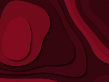 kağıt ile 3D arka plan şekilleri kesim. Soyut kağıt kitap kapağı için şablon arka plan bölmek. Kağıt arka plan kes. Soyut gerçekçi kağıt dekorasyon tasarımı için