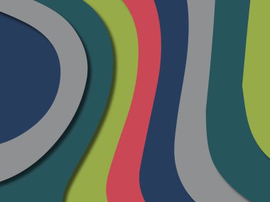 kağıt ile 3D arka plan şekilleri kesim. Soyut kağıt kitap kapağı için şablon arka plan bölmek. Kağıt arka plan kes. Soyut gerçekçi kağıt dekorasyon tasarımı için