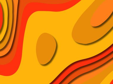 kağıt ile 3D arka plan şekilleri kesim. Soyut kağıt kitap kapağı için şablon arka plan bölmek. Kağıt arka plan kes. Soyut gerçekçi kağıt dekorasyon tasarımı için