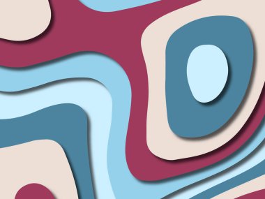 kağıt ile 3D arka plan şekilleri kesim. Soyut kağıt kitap kapağı için şablon arka plan bölmek. Kağıt arka plan kes. Soyut gerçekçi kağıt dekorasyon tasarımı için