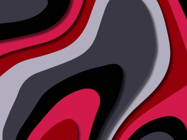 kağıt ile 3D arka plan şekilleri kesim. Soyut kağıt kitap kapağı için şablon arka plan bölmek. Kağıt arka plan kes. Soyut gerçekçi kağıt dekorasyon tasarımı için