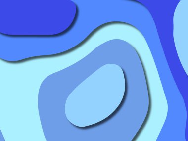 kağıt ile 3D arka plan şekilleri kesim. Soyut kağıt kitap kapağı için şablon arka plan bölmek. Kağıt arka plan kes. Soyut gerçekçi kağıt dekorasyon tasarımı için