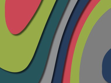 kağıt ile 3D arka plan şekilleri kesim. Soyut kağıt kitap kapağı için şablon arka plan bölmek. Kağıt arka plan kes. Soyut gerçekçi kağıt dekorasyon tasarımı için