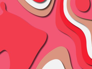 kağıt ile 3D arka plan şekilleri kesim. Soyut kağıt kitap kapağı için şablon arka plan bölmek. Kağıt arka plan kes. Soyut gerçekçi kağıt dekorasyon tasarımı için