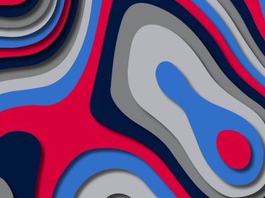 kağıt ile 3D arka plan şekilleri kesim. Soyut kağıt kitap kapağı için şablon arka plan bölmek. Kağıt arka plan kes. Soyut gerçekçi kağıt dekorasyon tasarımı için