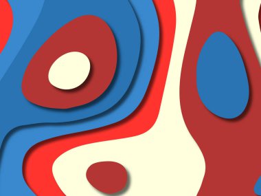 kağıt ile 3D arka plan şekilleri kesim. Soyut kağıt kitap kapağı için şablon arka plan bölmek. Kağıt arka plan kes. Soyut gerçekçi kağıt dekorasyon tasarımı için