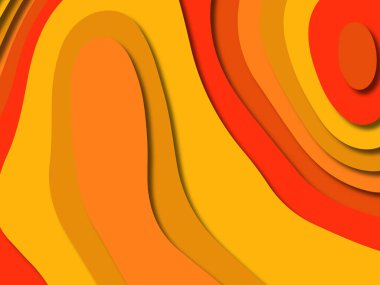 kağıt ile 3D arka plan şekilleri kesim. Soyut kağıt kitap kapağı için şablon arka plan bölmek. Kağıt arka plan kes. Soyut gerçekçi kağıt dekorasyon tasarımı için