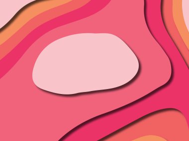 kağıt ile 3D arka plan şekilleri kesim. Soyut kağıt kitap kapağı için şablon arka plan bölmek. Kağıt arka plan kes. Soyut gerçekçi kağıt dekorasyon tasarımı için