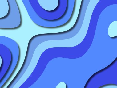 kağıt ile 3D arka plan şekilleri kesim. Soyut kağıt kitap kapağı için şablon arka plan bölmek. Kağıt arka plan kes. Soyut gerçekçi kağıt dekorasyon tasarımı için