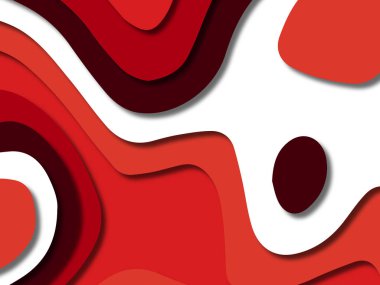 kağıt ile 3D arka plan şekilleri kesim. Soyut kağıt kitap kapağı için şablon arka plan bölmek. Kağıt arka plan kes. Soyut gerçekçi kağıt dekorasyon tasarımı için