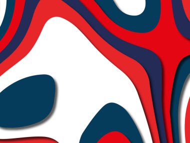 kağıt ile 3D arka plan şekilleri kesim. Soyut kağıt kitap kapağı için şablon arka plan bölmek. Kağıt arka plan kes. Soyut gerçekçi kağıt dekorasyon tasarımı için