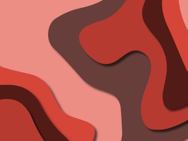 kağıt ile 3D arka plan şekilleri kesim. Soyut kağıt kitap kapağı için şablon arka plan bölmek. Kağıt arka plan kes. Soyut gerçekçi kağıt dekorasyon tasarımı için