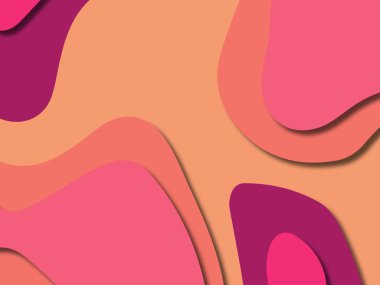 kağıt ile 3D arka plan şekilleri kesim. Soyut kağıt kitap kapağı için şablon arka plan bölmek. Kağıt arka plan kes. Soyut gerçekçi kağıt dekorasyon tasarımı için