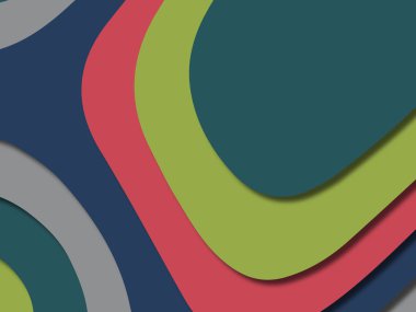 kağıt ile 3D arka plan şekilleri kesim. Soyut kağıt kitap kapağı için şablon arka plan bölmek. Kağıt arka plan kes. Soyut gerçekçi kağıt dekorasyon tasarımı için