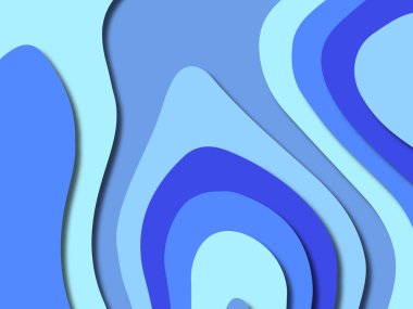 kağıt ile 3D arka plan şekilleri kesim. Soyut kağıt kitap kapağı için şablon arka plan bölmek. Kağıt arka plan kes. Soyut gerçekçi kağıt dekorasyon tasarımı için