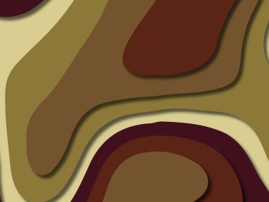 kağıt ile 3D arka plan şekilleri kesim. Soyut kağıt kitap kapağı için şablon arka plan bölmek. Kağıt arka plan kes. Soyut gerçekçi kağıt dekorasyon tasarımı için