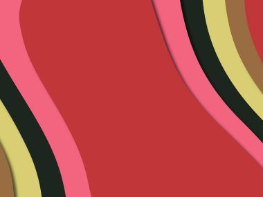 kağıt ile 3D arka plan şekilleri kesim. Soyut kağıt kitap kapağı için şablon arka plan bölmek. Kağıt arka plan kes. Soyut gerçekçi kağıt dekorasyon tasarımı için