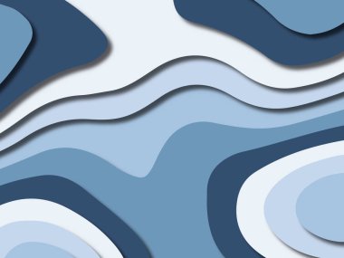 kağıt ile 3D arka plan şekilleri kesim. Soyut kağıt kitap kapağı için şablon arka plan bölmek. Kağıt arka plan kes. Soyut gerçekçi kağıt dekorasyon tasarımı için