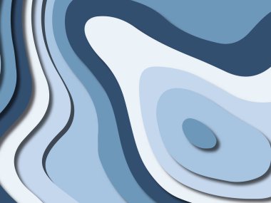 kağıt ile 3D arka plan şekilleri kesim. Soyut kağıt kitap kapağı için şablon arka plan bölmek. Kağıt arka plan kes. Soyut gerçekçi kağıt dekorasyon tasarımı için