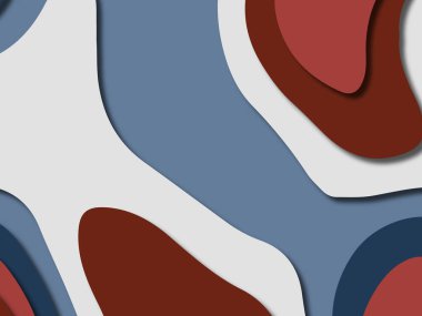 kağıt ile 3D arka plan şekilleri kesim. Soyut kağıt kitap kapağı için şablon arka plan bölmek. Kağıt arka plan kes. Soyut gerçekçi kağıt dekorasyon tasarımı için