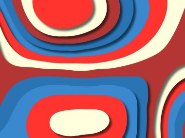 kağıt ile 3D arka plan şekilleri kesim. Soyut kağıt kitap kapağı için şablon arka plan bölmek. Kağıt arka plan kes. Soyut gerçekçi kağıt dekorasyon tasarımı için