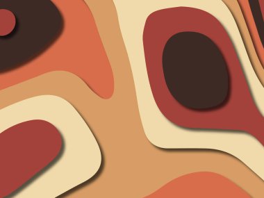 kağıt ile 3D arka plan şekilleri kesim. Soyut kağıt kitap kapağı için şablon arka plan bölmek. Kağıt arka plan kes. Soyut gerçekçi kağıt dekorasyon tasarımı için