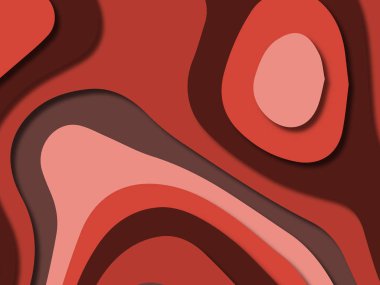 kağıt ile 3D arka plan şekilleri kesim. Soyut kağıt kitap kapağı için şablon arka plan bölmek. Kağıt arka plan kes. Soyut gerçekçi kağıt dekorasyon tasarımı için