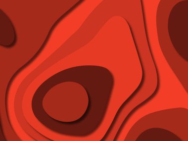 kağıt ile 3D arka plan şekilleri kesim. Soyut kağıt kitap kapağı için şablon arka plan bölmek. Kağıt arka plan kes. Soyut gerçekçi kağıt dekorasyon tasarımı için