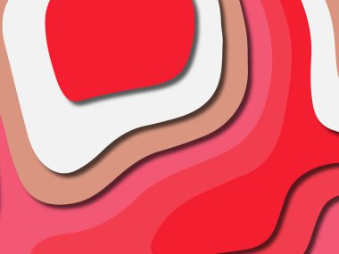 kağıt ile 3D arka plan şekilleri kesim. Soyut kağıt kitap kapağı için şablon arka plan bölmek. Kağıt arka plan kes. Soyut gerçekçi kağıt dekorasyon tasarımı için