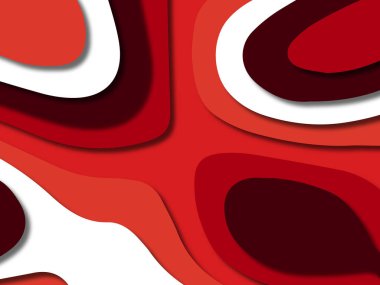 kağıt ile 3D arka plan şekilleri kesim. Soyut kağıt kitap kapağı için şablon arka plan bölmek. Kağıt arka plan kes. Soyut gerçekçi kağıt dekorasyon tasarımı için