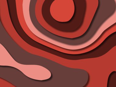 kağıt ile 3D arka plan şekilleri kesim. Soyut kağıt kitap kapağı için şablon arka plan bölmek. Kağıt arka plan kes. Soyut gerçekçi kağıt dekorasyon tasarımı için