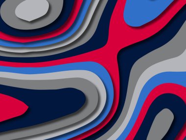 kağıt ile 3D arka plan şekilleri kesim. Soyut kağıt kitap kapağı için şablon arka plan bölmek. Kağıt arka plan kes. Soyut gerçekçi kağıt dekorasyon tasarımı için