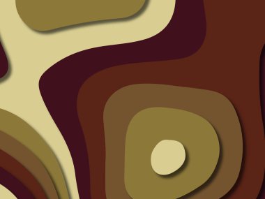 kağıt ile 3D arka plan şekilleri kesim. Soyut kağıt kitap kapağı için şablon arka plan bölmek. Kağıt arka plan kes. Soyut gerçekçi kağıt dekorasyon tasarımı için