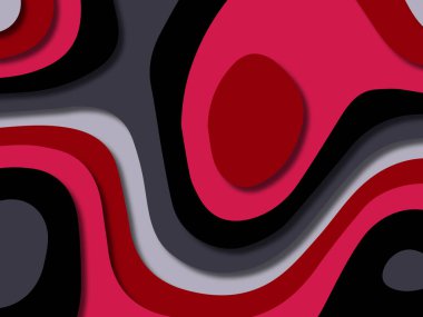 kağıt ile 3D arka plan şekilleri kesim. Soyut kağıt kitap kapağı için şablon arka plan bölmek. Kağıt arka plan kes. Soyut gerçekçi kağıt dekorasyon tasarımı için