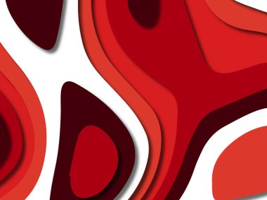 kağıt ile 3D arka plan şekilleri kesim. Soyut kağıt kitap kapağı için şablon arka plan bölmek. Kağıt arka plan kes. Soyut gerçekçi kağıt dekorasyon tasarımı için