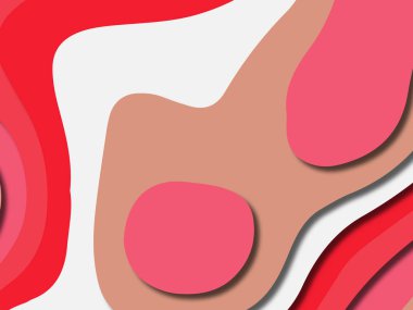 kağıt ile 3D arka plan şekilleri kesim. Soyut kağıt kitap kapağı için şablon arka plan bölmek. Kağıt arka plan kes. Soyut gerçekçi kağıt dekorasyon tasarımı için