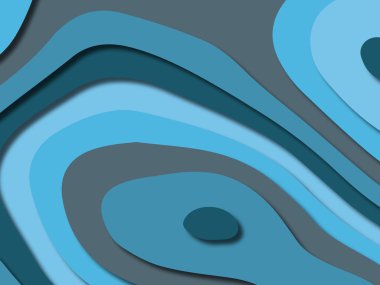 kağıt ile 3D arka plan şekilleri kesim. Soyut kağıt kitap kapağı için şablon arka plan bölmek. Kağıt arka plan kes. Soyut gerçekçi kağıt dekorasyon tasarımı için