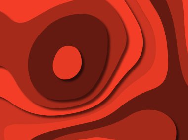 kağıt ile 3D arka plan şekilleri kesim. Soyut kağıt kitap kapağı için şablon arka plan bölmek. Kağıt arka plan kes. Soyut gerçekçi kağıt dekorasyon tasarımı için