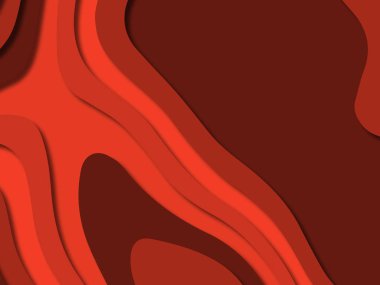 kağıt ile 3D arka plan şekilleri kesim. Soyut kağıt kitap kapağı için şablon arka plan bölmek. Kağıt arka plan kes. Soyut gerçekçi kağıt dekorasyon tasarımı için