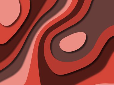 kağıt ile 3D arka plan şekilleri kesim. Soyut kağıt kitap kapağı için şablon arka plan bölmek. Kağıt arka plan kes. Soyut gerçekçi kağıt dekorasyon tasarımı için