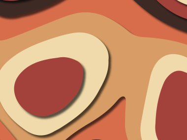 kağıt ile 3D arka plan şekilleri kesim. Soyut kağıt kitap kapağı için şablon arka plan bölmek. Kağıt arka plan kes. Soyut gerçekçi kağıt dekorasyon tasarımı için