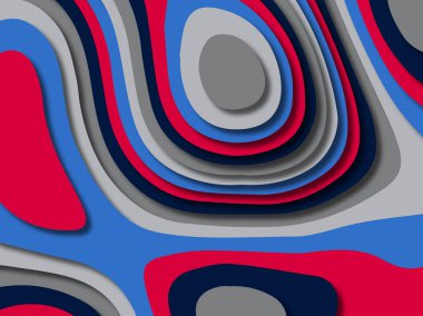 kağıt ile 3D arka plan şekilleri kesim. Soyut kağıt kitap kapağı için şablon arka plan bölmek. Kağıt arka plan kes. Soyut gerçekçi kağıt dekorasyon tasarımı için